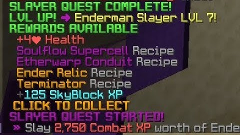 Getting Eman 7 from a T1 Voidgloom | Hypixel Skyblock