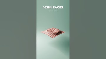 Intro Guide To Cloth Simulation 1 Face To 16384 Faces In Blender