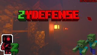 ZyDefense - [Zombie Base Defense] Minecraft bedrock map (Gameplay)