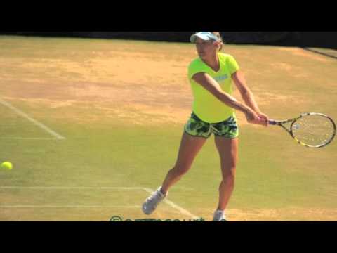 Bouchard warms up
