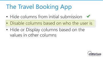 KWIZ Forms Training -  SharePoint Column Permissions