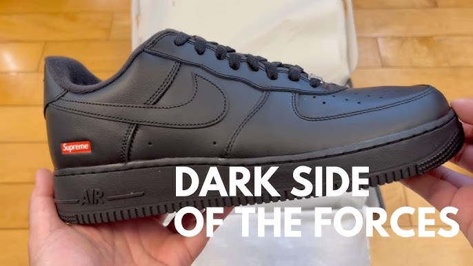 Supreme black af1 from StockX. Real or fake? Not sure cuz some things look  weird n StockX has sold fakes before. If u need more pics dm me. :  r/LegitCheck