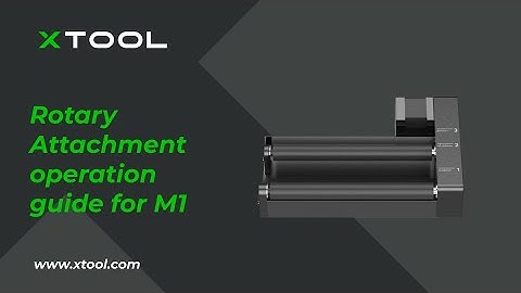 Rotary Attachment operation guide for M1