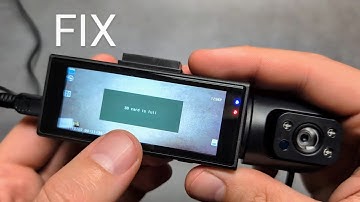 FIX Dash Cam Error - SD Card is Full - Can