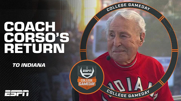 A HAPPY HOMECOMING in Indiana for Lee Corso and Pat McAfee 🥹❤️ | College GameDay