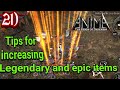 Anima ARPG how to increase dropping rate of epic and legendary items