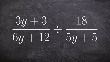 Divide two rational expressions by following step by step process
