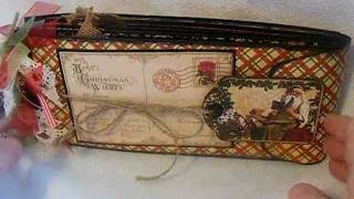 Christmas Emporium Altered Box and Mini Album Part Two