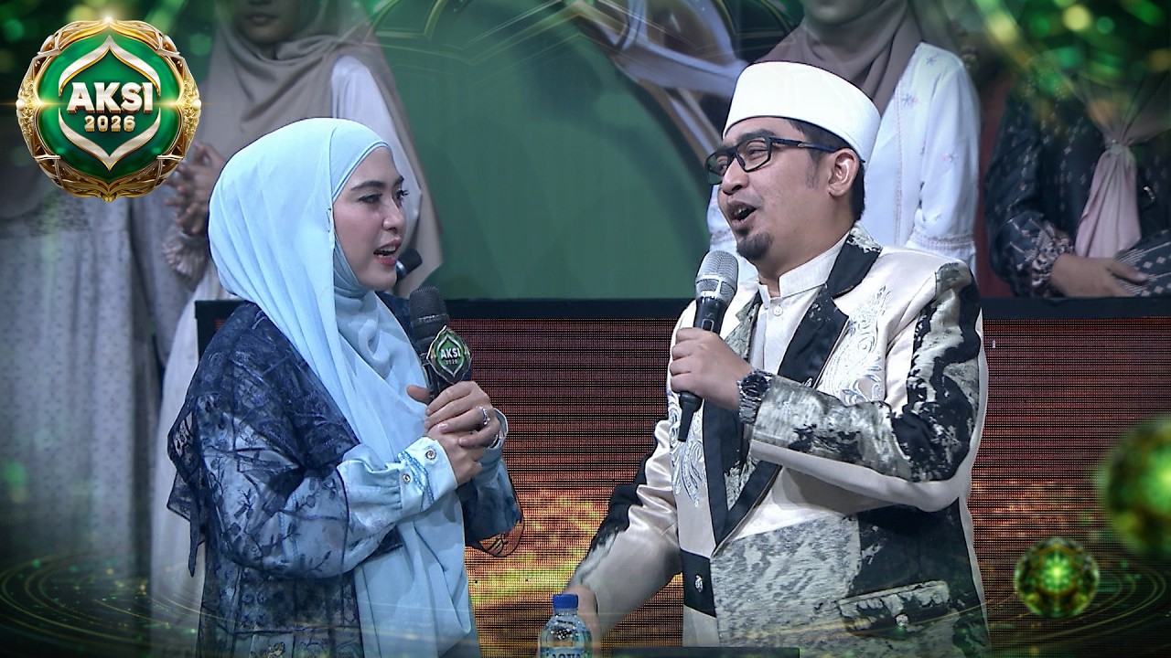 Rayuan Dibalas Pantun! Ustaz Solmed dan April Jasmine Bikin Studio Riuh | AKSI Indosiar 2026