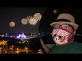 Disney’s Magic Kingdom Fireworks Test From High Atop Bay Lake Tower At Disney's Contemporary Resort