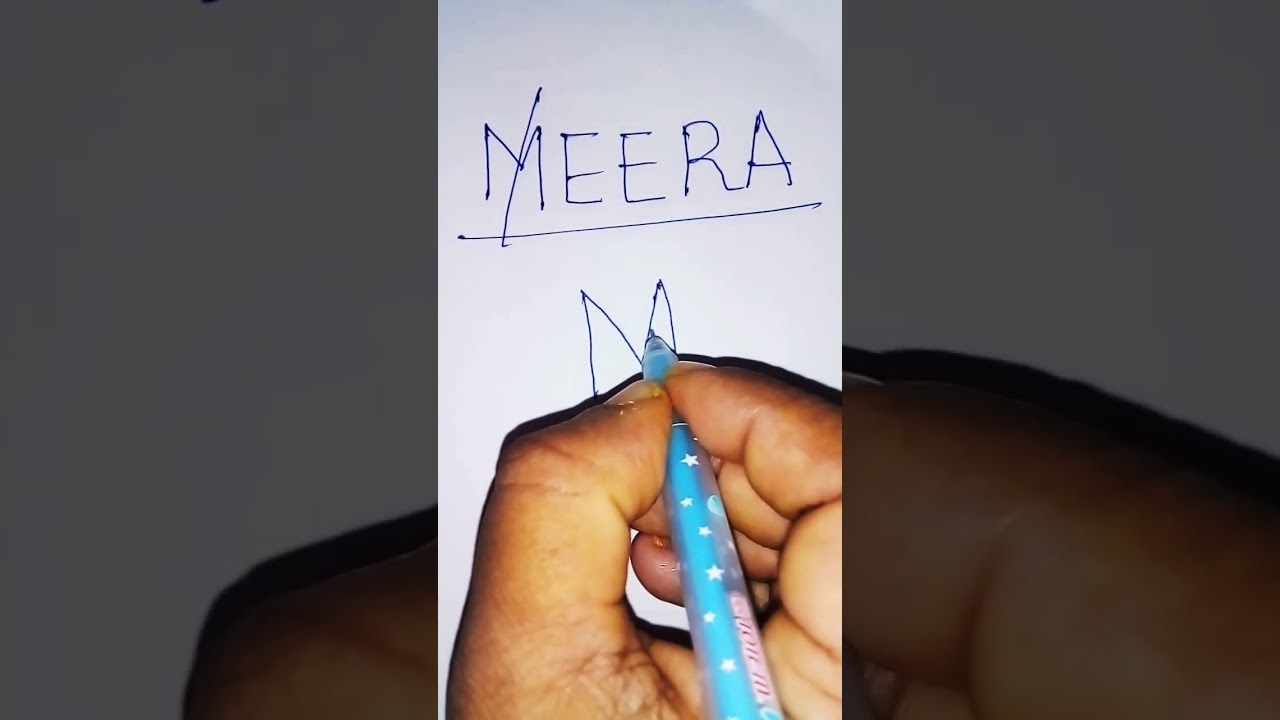 MEERA name as brand logo😱 