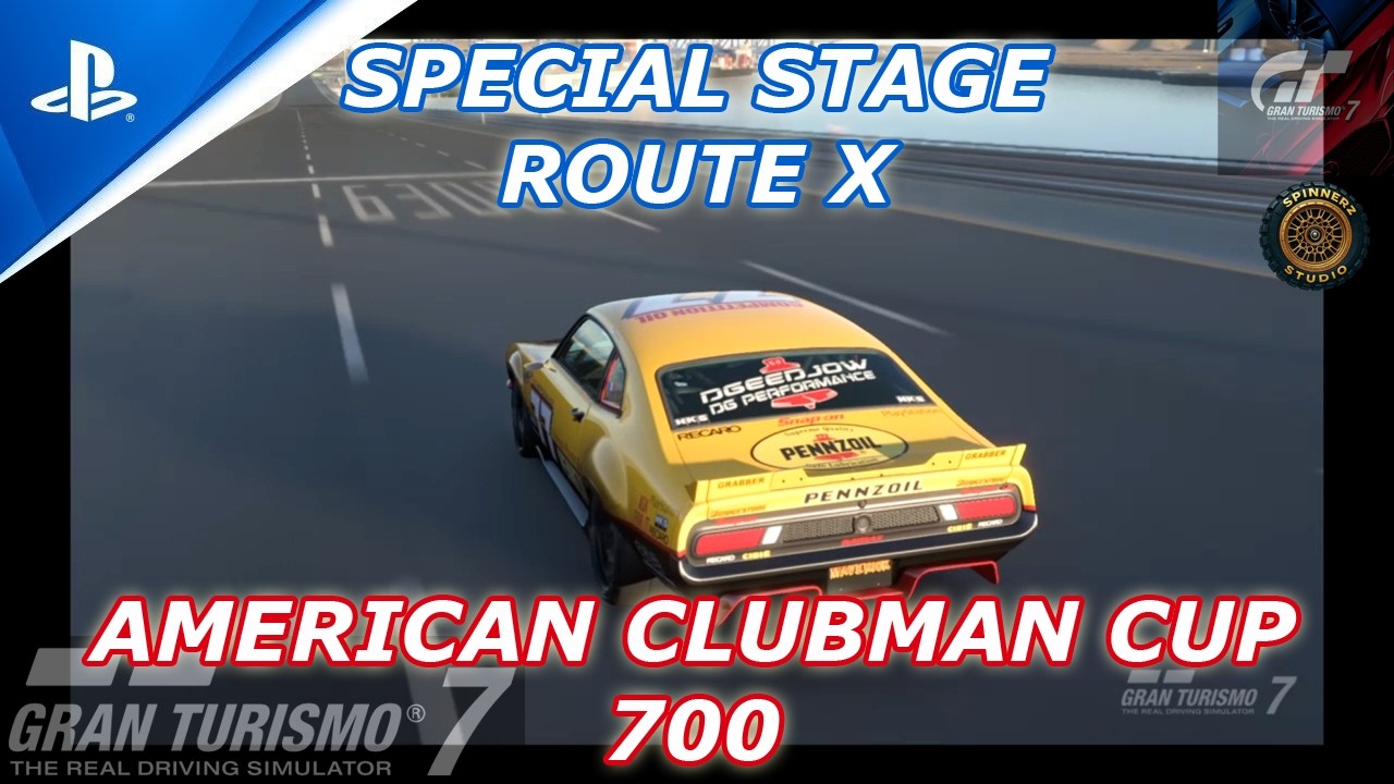 Gran Turismo 7 American Clubman Cup 700 | Special Stage Route X