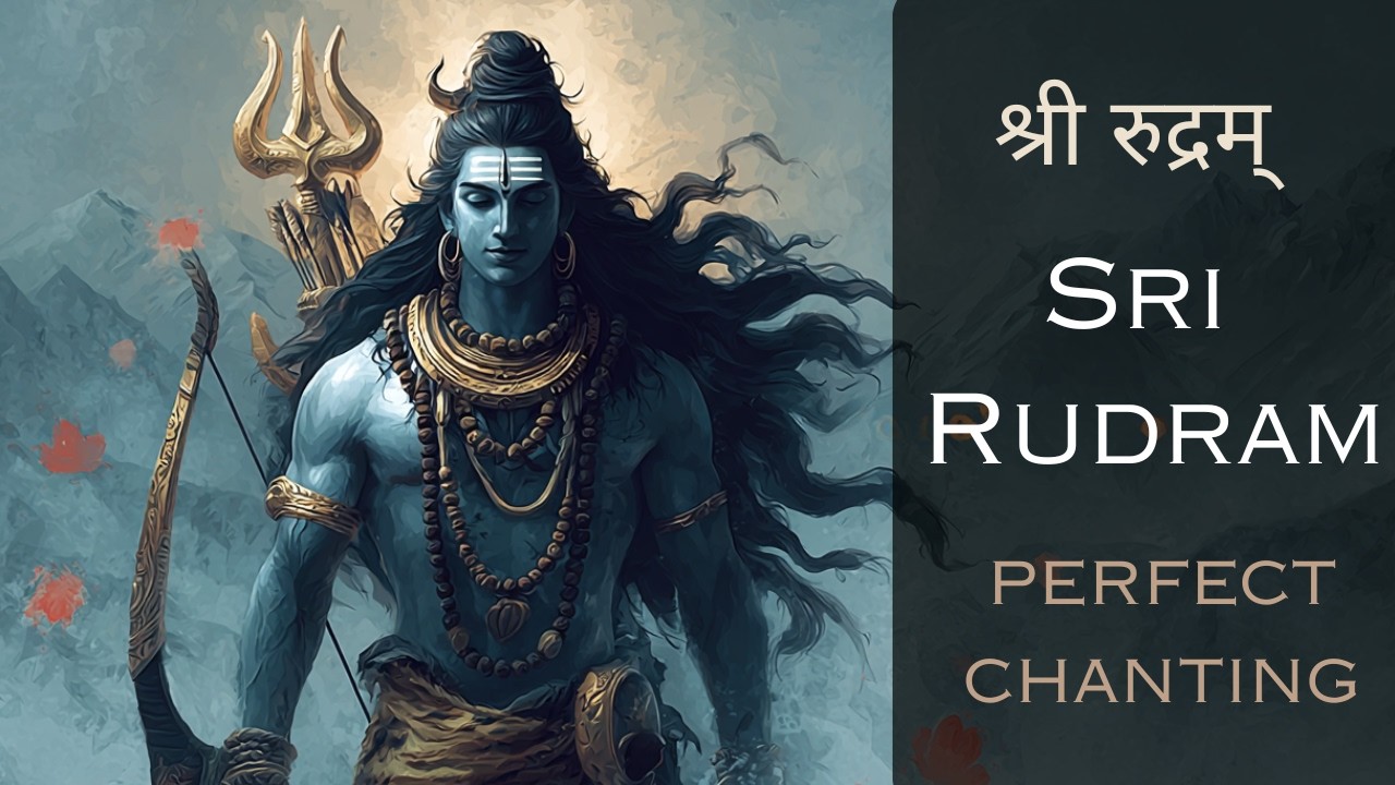 Sri Rudram With Lyrics | Perfect Chanting with Correct Swaras | Rudri Paath | Rudra ashta adhyayi