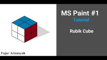 Microsoft Paint tutorial #1 - Rubik