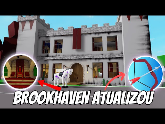 Nova atualização Brookhaven, tema Medieval #roblox #brookhaven #atuali