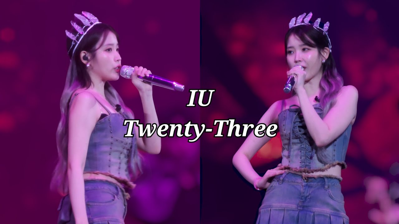 [4K] 아이유 IU 'Twenty-three' FANCAM @ 'IU H.E.R WORLD TOUR CONCERT' IN SINGAPORE 240421