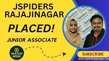 STUDENT SHARING HER HONEST EXPERIENCE AS A SOFTWARE DEVELOPER FROM JSPIDERS RAJAJINAGAR