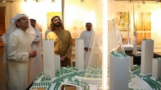 محمد بن راشد يعتمد تصميم برج جديد في خور دبي