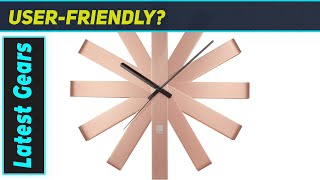 Umbra Ribbon Wall Clock: Most Stylish Modern Clock