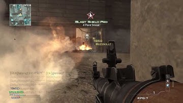 MW3 RPG QUAD KILL ON HARDHAT