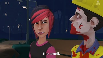 Zombie Construction Worker and Sarcastic Robot: Episode 6 "Date Night" | A Plotagon Comedy Skit