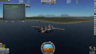 KSP F-14 Flight test