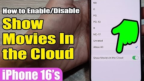 📽️ How to Enable/Disable "Show Movies in the Cloud" on iPhone 16/16 Pro Max | iOS 18 🎬