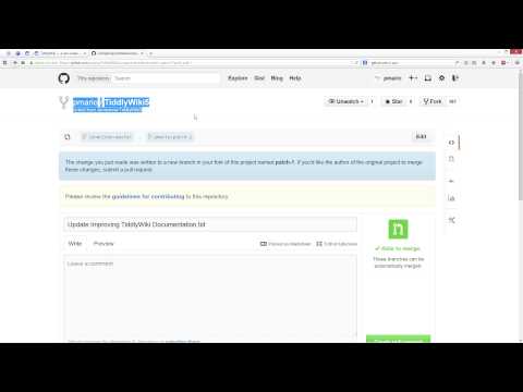Contribute to TiddlyWiki
