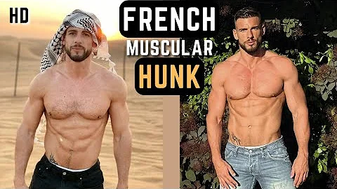French Muscular Hunk Shirtless - Christophe Fitness