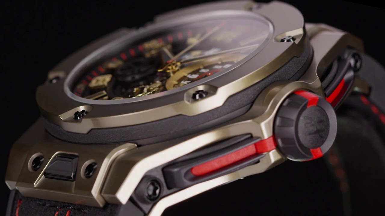 BST++ Đồng hồ Hublot Big Bang Ferrari Magic Gold chính hãng - YouTube