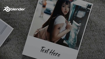 AE『blender 2.9』チュートリアル25　empty objects | polaroid transition video in Blender EEVEE |　Part 1