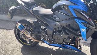 GSX-S750のサイレンサーを、変えてみた。