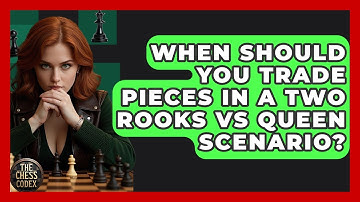 When Should You Trade Pieces In A Two Rooks Vs Queen Scenario? - The Chess Codex