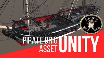 Pirate Brig - 4k PBR Ship Model