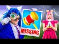 Detective sonic the hedgehog and amy rose in real life giant game of clue