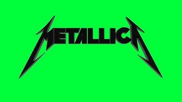 Metallica Green Screen Logo Loop Chroma Animation