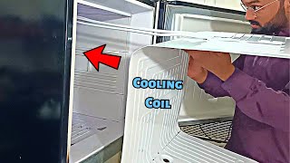 Installing New Evaporator Cooling Coil in Leaked Refrigerator