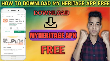 Como baixar MyHeritage?
