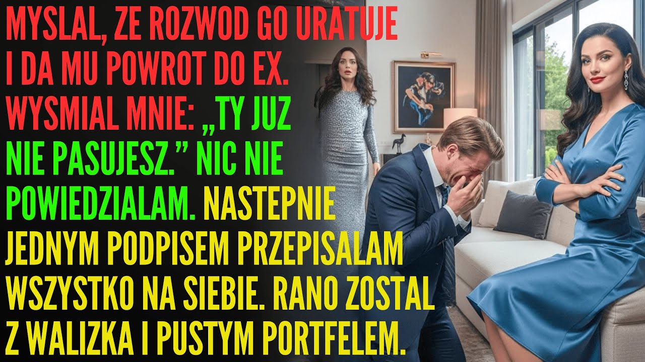 Mąż złożył pozew w tajemnicy… Zabrałam 90% pieniędzy. 2 dni później wrócił i…