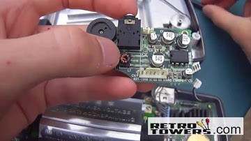 Game Gear Screen and sound Fix capacitor replacement