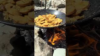 Spicy Bandari by the River 🌶️ | Iranian Street Food in Nature