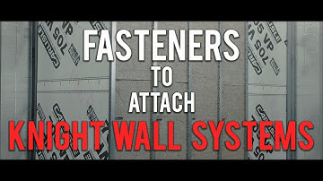 Rodenhouse Fasteners used with Knight Wall Systems to attach Mineral Wool Insulation