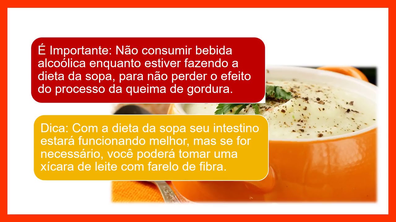 Dieta Da Sopa Para Emagrecer 7kg Em 1 Semana