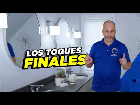 Acabados finales para un baño moderno | Cómo remodelar un baño con poco presupuesto