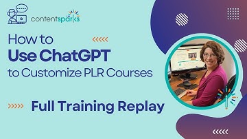 How to Use ChatGPT to Customize PLR Courses with Sharyn Sheldon