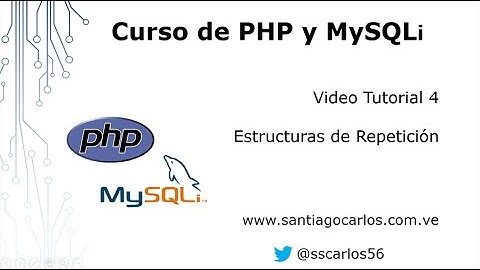Video Tutorial 4 Curso de PHP Estructurado y MySQLi