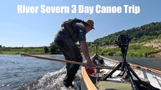 3 Day Canoe Trip down the River Severn  Day 1.  Tarp and Bivvy Woodland Wild Camp. Beef Stew.