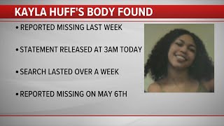 Missing Moberly, Missouri, teen Kayla Huff found dead