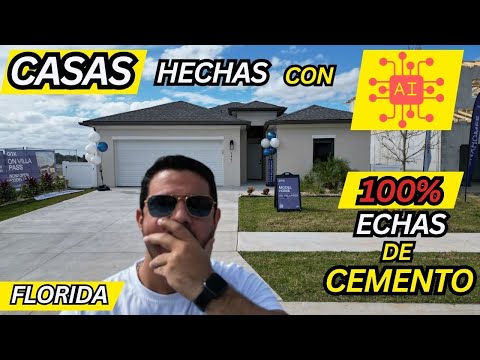 Casas 100% de concreto construidas con AI (Inteligencia Artificial)