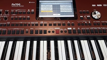Korg Pa700 - Factory Demo Happy Hours